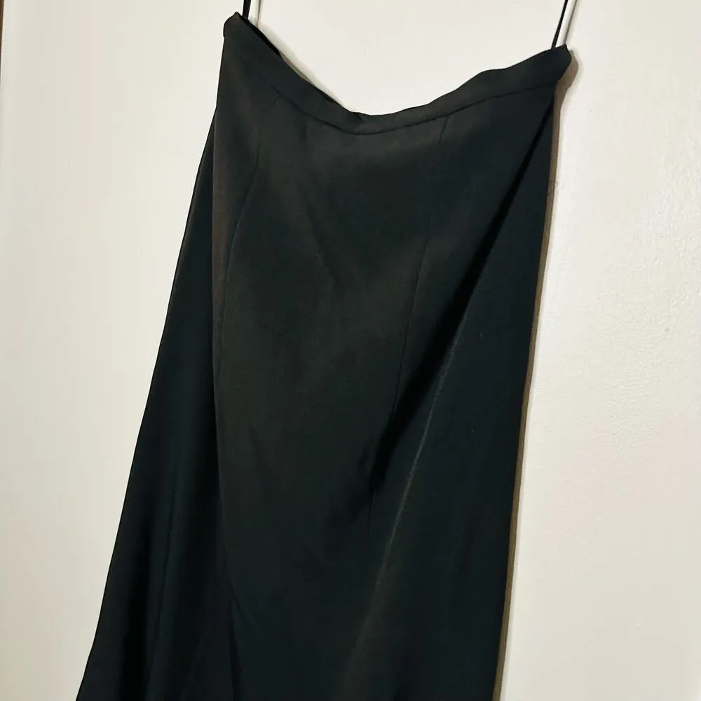 Adrianna Papell Black Streych Crepe Mermaid Skirt size 10 NWT - Image 10