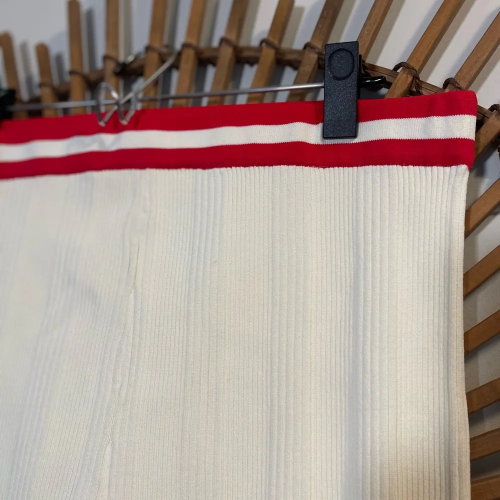 NWT SOLID & STRIPED Ronnie Red & White Knit Shorts Size XL Tennis Prep Summer π - Image 6