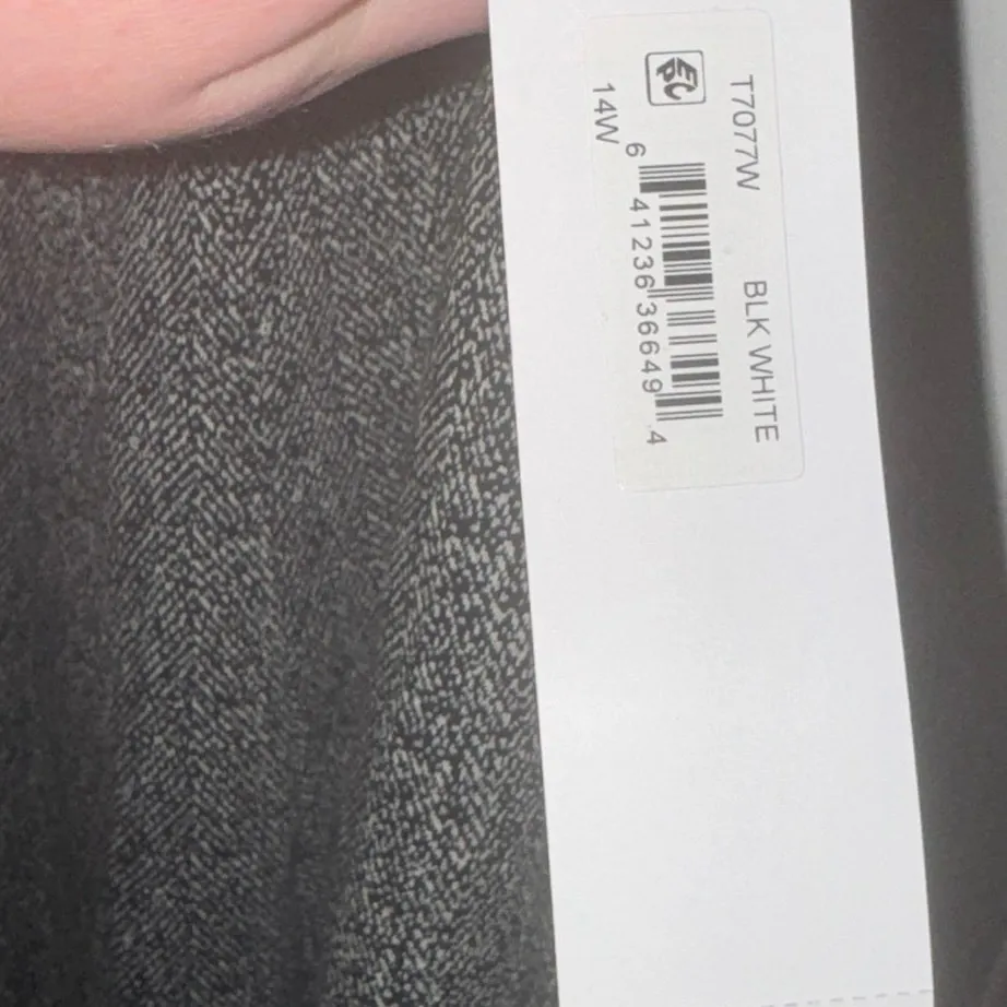 LONDON TIMES Jewel Neck 3/4-Sleeve Midi Dress Size 14W New with Tag T7077W - Image 5