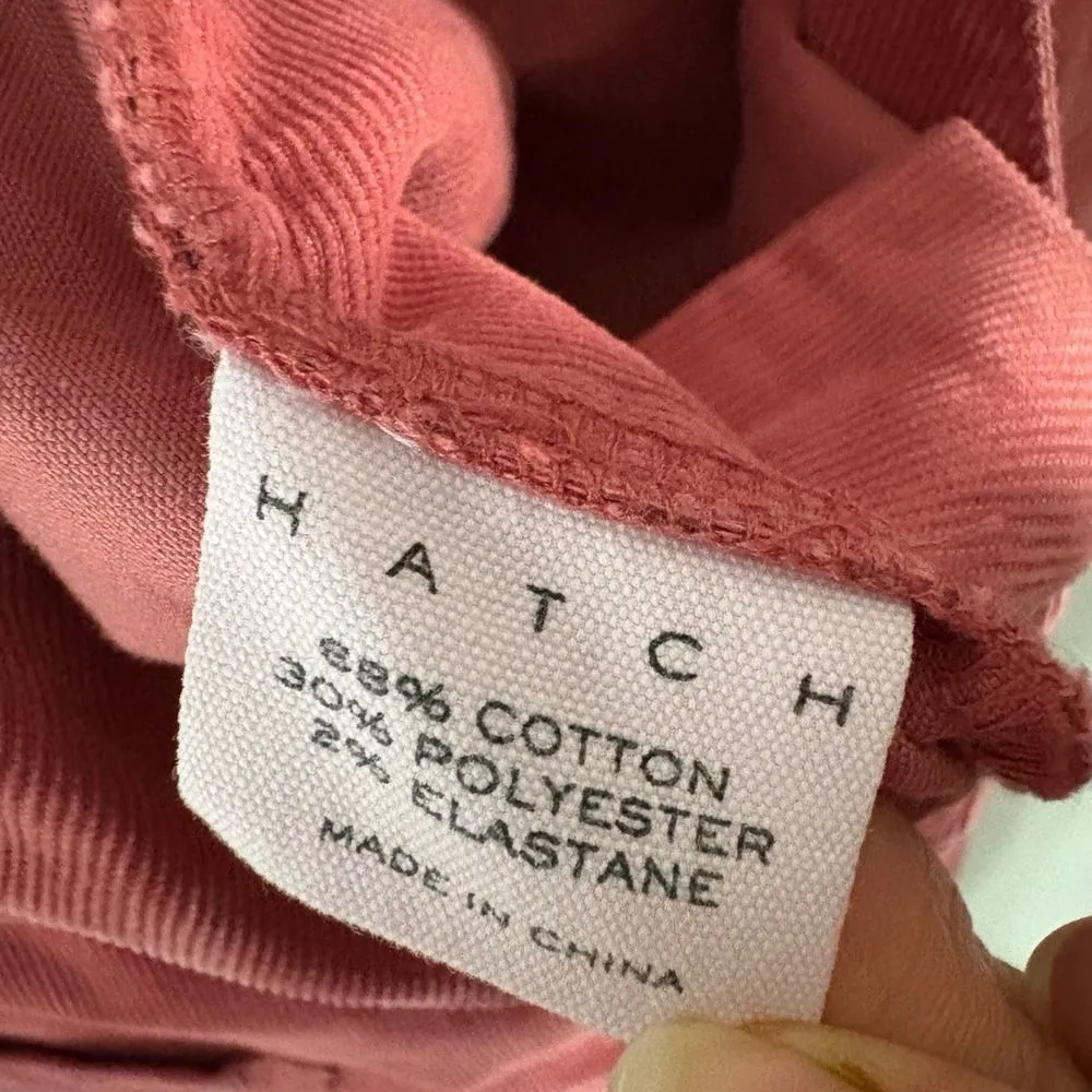 HATCH Tuckernuck Maternity Overalls Size 12 Dusty Rose Corduroy Adjustable Pink - Image 5