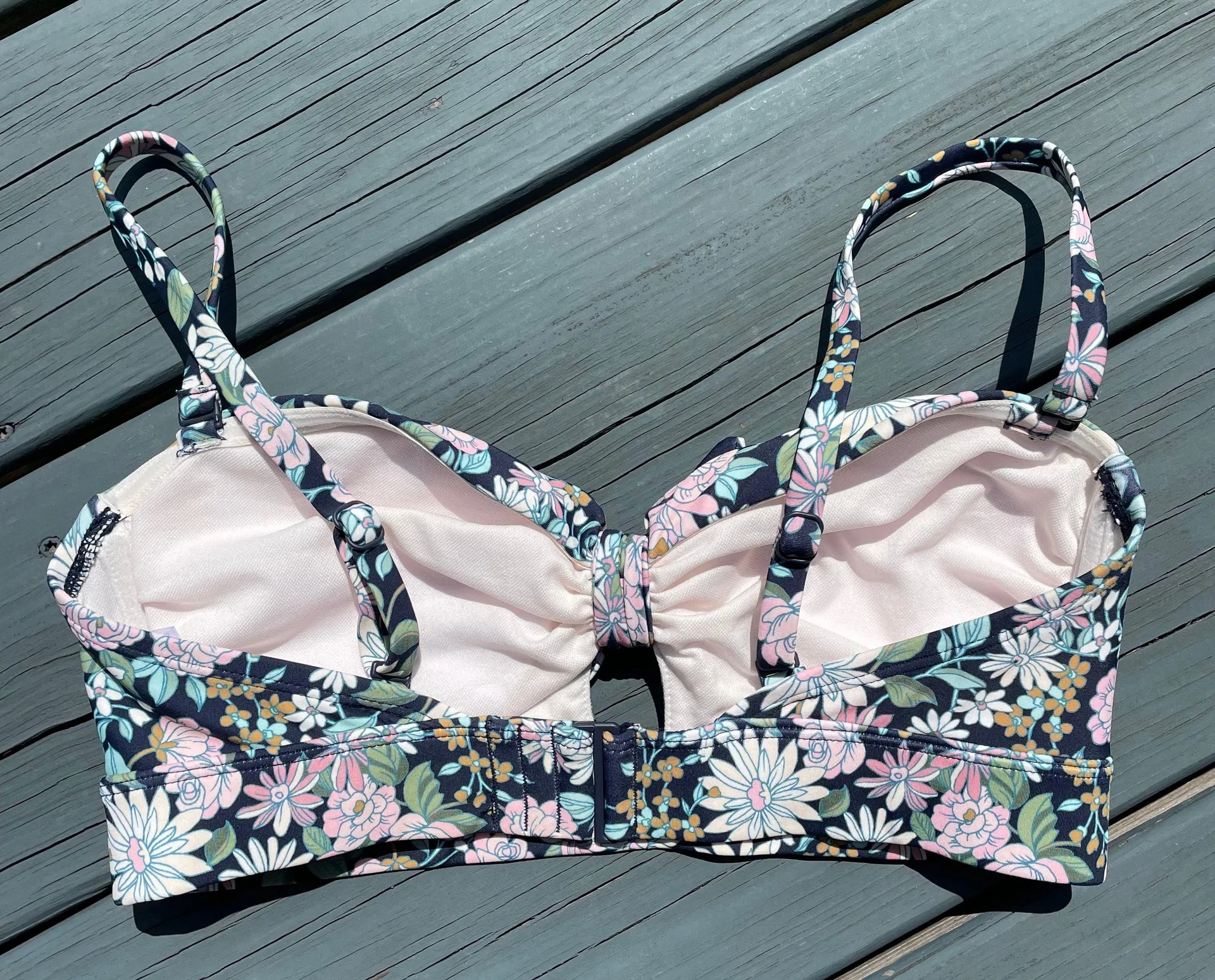 Multi-Colored Floral Bikini Top from Target - Image 3