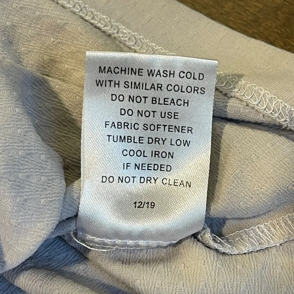 IBKÜL Long Sleeve Tee Women's Size XL Gray Textured UPF 50+ Athletic Dry Wicking - Image 9