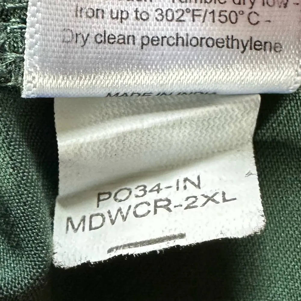 Mandala Scrubs 9 Pocket Cargo Pants Midnight Green Sz 2XL - Image 9