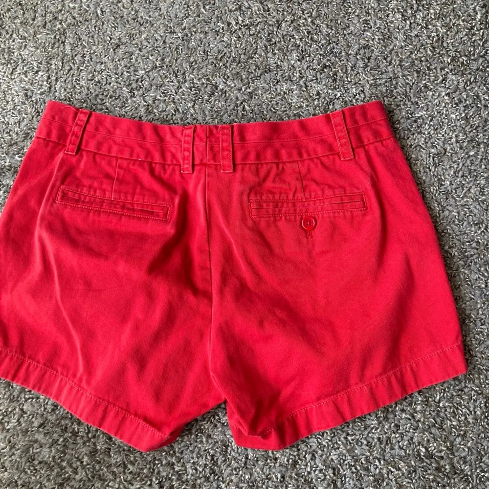 J. Crew Red Skorts with Tailored Chino Style - Image 4