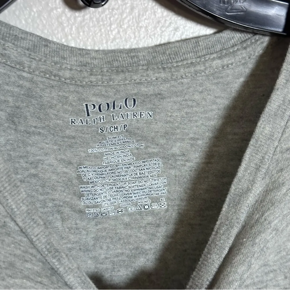 Polo by Ralph Lauren Women Gray T-Shirt Basic size S - Image 4