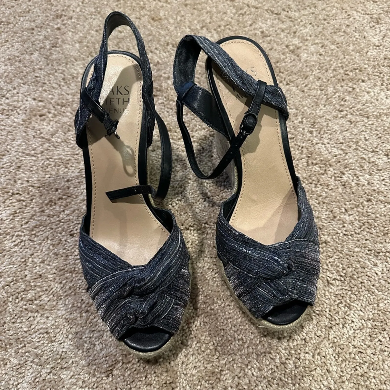 Saks Fifth Avenue‎ Lillian Wedges - Image 2