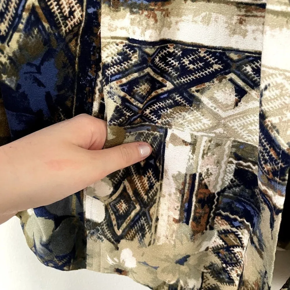 Alfred Dunner petite floral vintage blazer grandma cottagecore pockets size 18P - Image 5