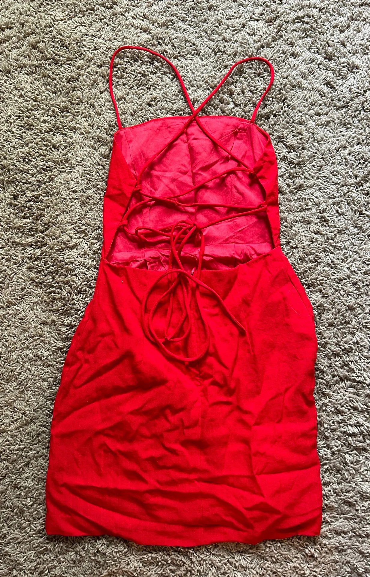 Princess Polly Si Señorita Red Mini Dress - Image 2