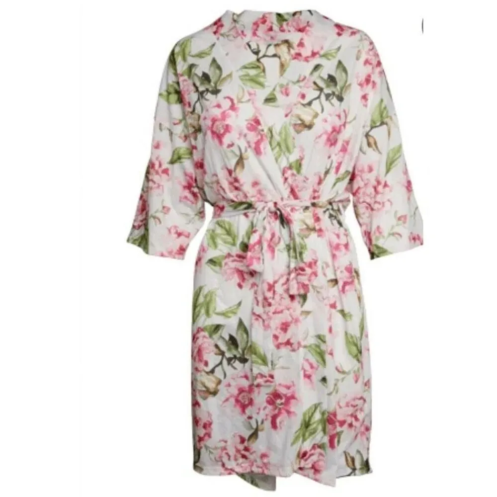 ✨Show Me Your MuMu Rose Print Robe O/S✨ - Image 5