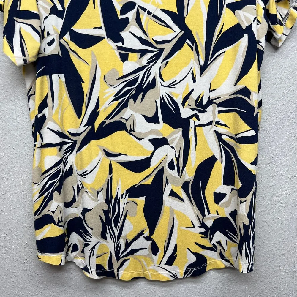 JM Collection Top Womens 2X Floral Soft Stretch Comfort Casual Workwear Beachy - Image 10