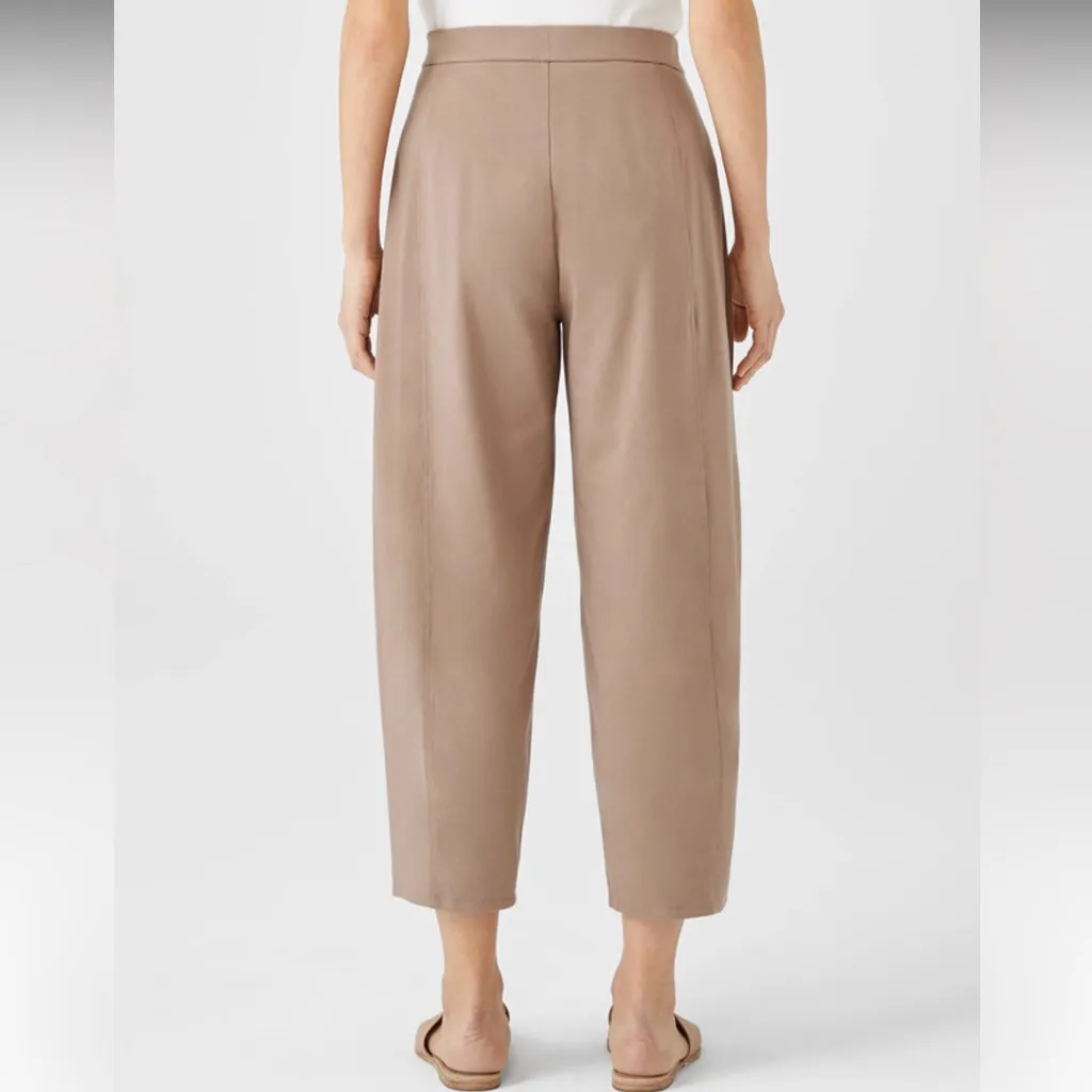Eileen Fisher Traceable Cotton Jersey Lantern pants organic light brown sz XS - Image 2