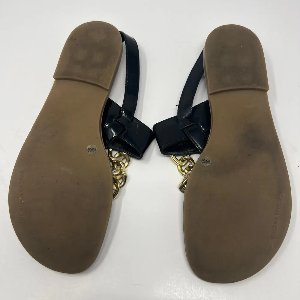 BCBGMaxazria Leather Slingback Sandals Size 9 - Image 13