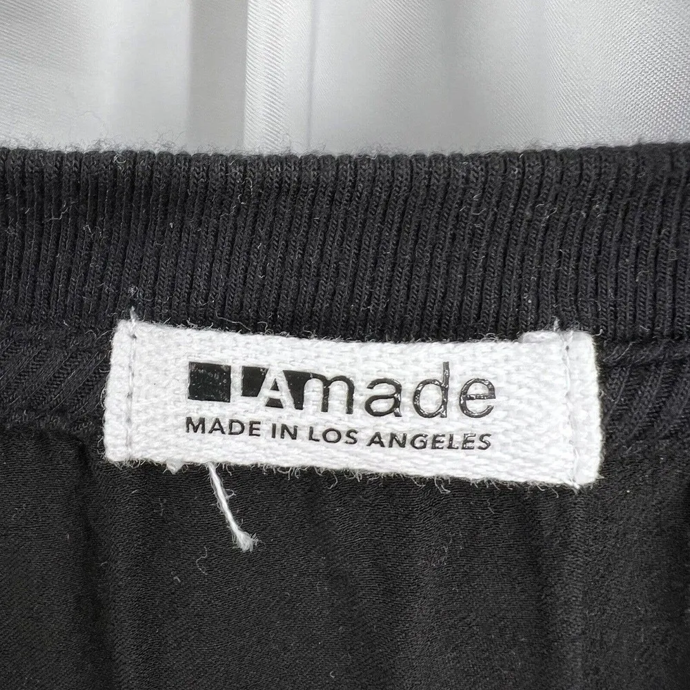 LA Made  Black Satin Top Medium - Image 5