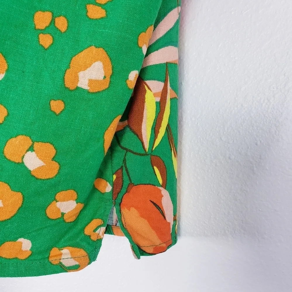 Tabitha Brown Limited Edition X Target Collaboration Blouse Orange Size M - Image 4