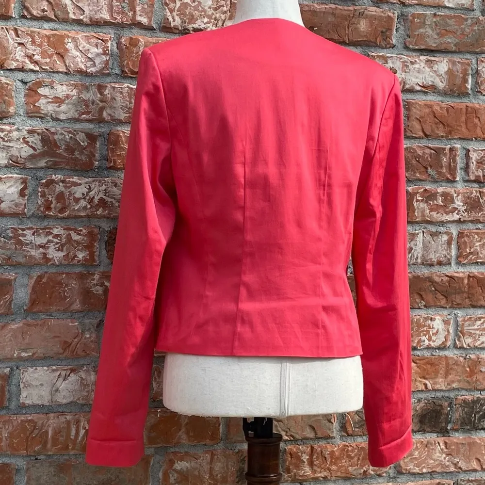 Halogen neon pink blazer with one button / L / Excellent condition - Image 4