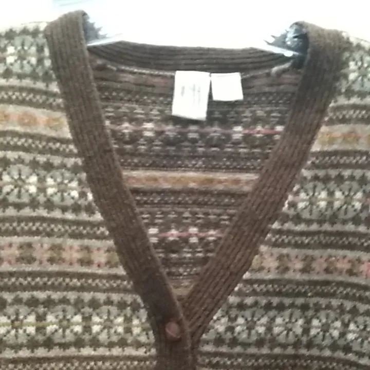 FINAL MARKDOWN Ladies' CW (Clifford & Wills) Shetland Wool Cardigan Sweater (S) - Image 2