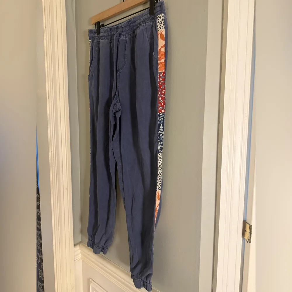 Knox Rose Navy Joggers with Colorful Side Panels XS - Image 7