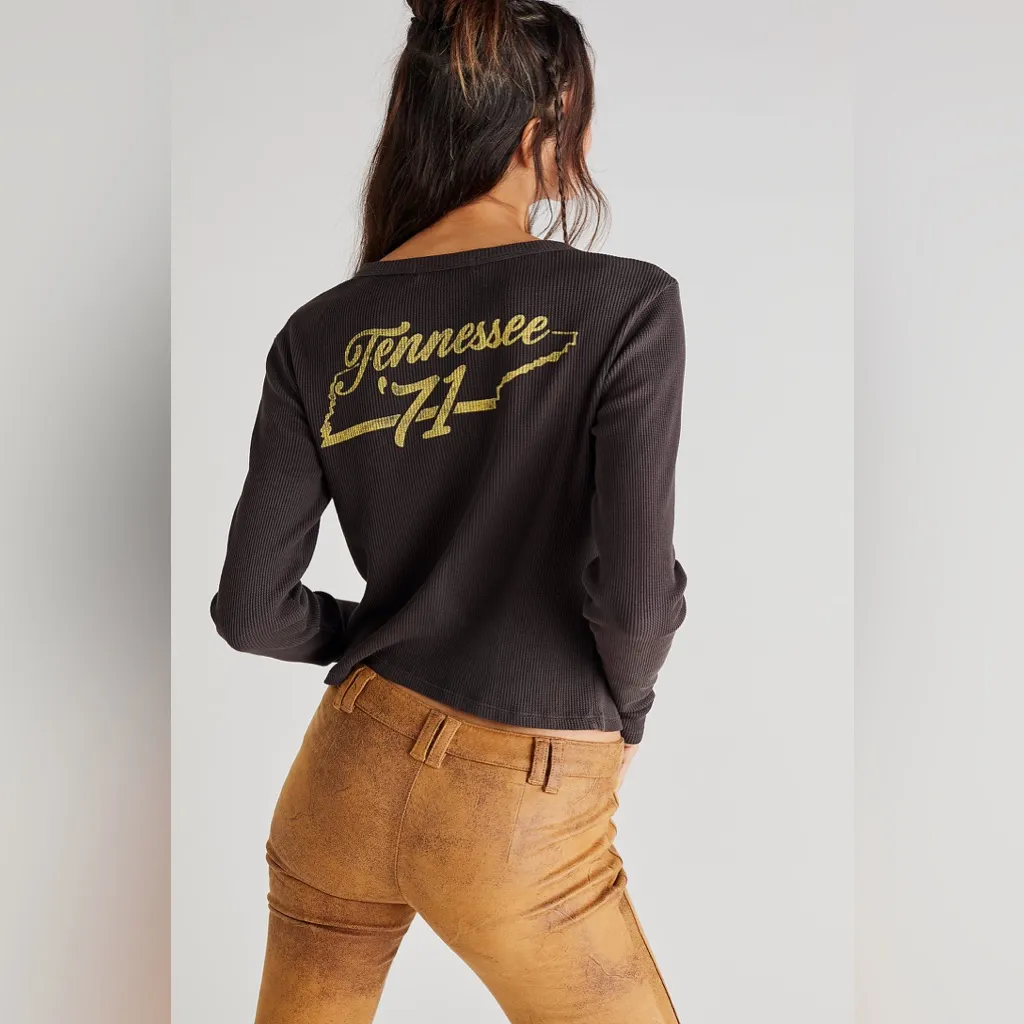 Daydreamer Johnny Cash Tennessee ‘71 Thermal Longsleeve Large - Image 2