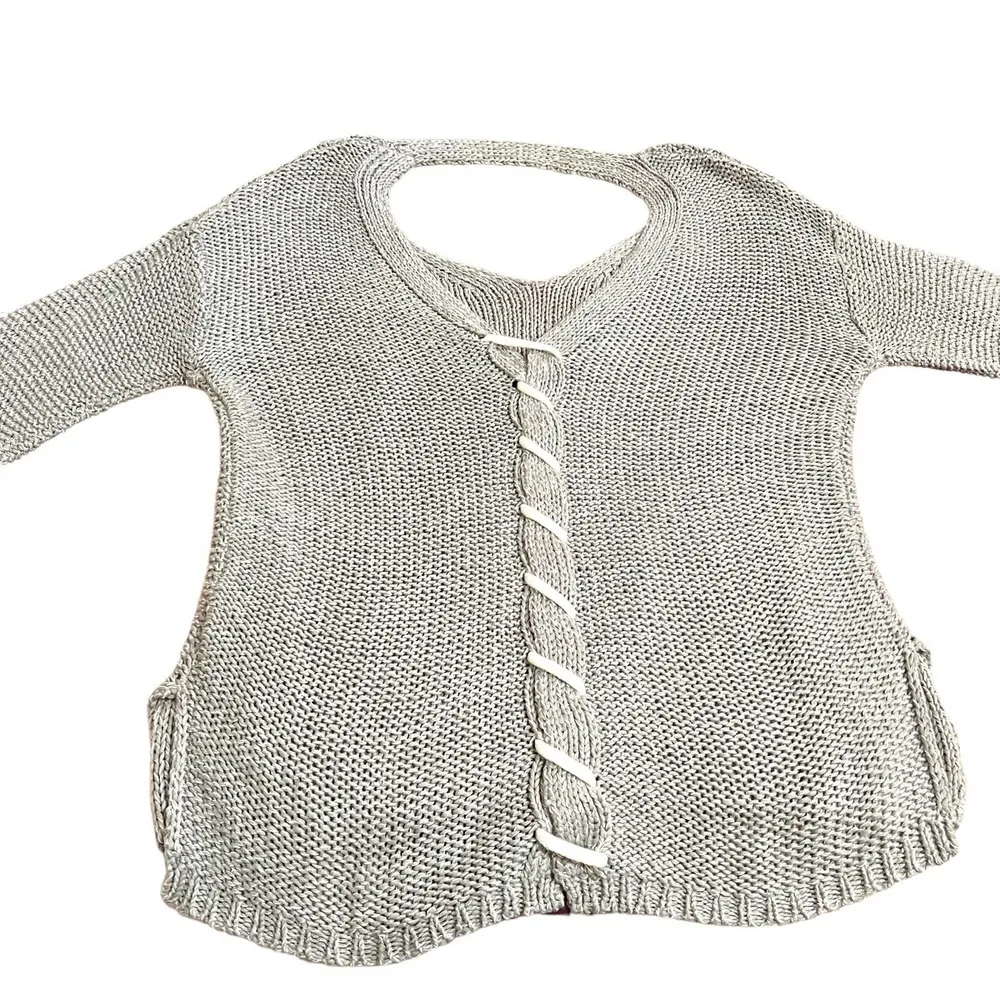 RD Style SMALL Tanja Whipstitch Open Back Pullover - Stitch Fix High Low Sweater - Image 97