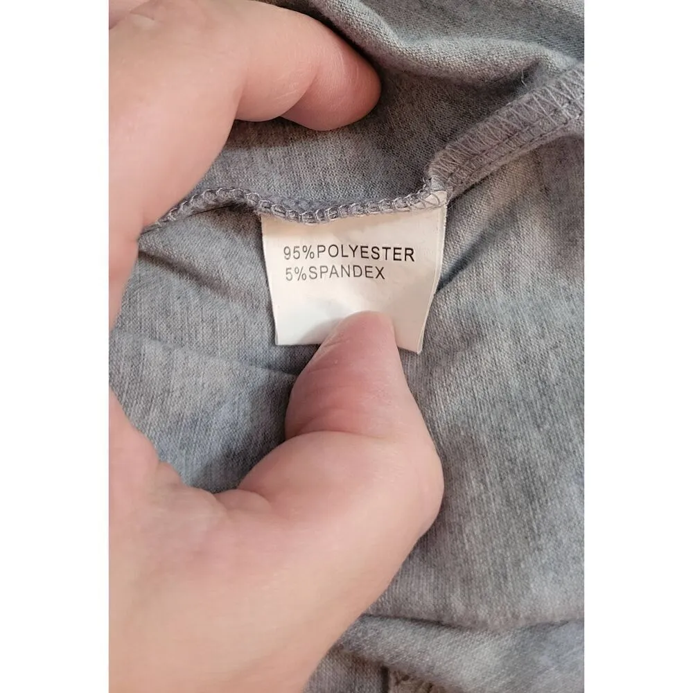 Valentine Vibes Horror Vneck Tee Size XL Ghost Face, Michael Myers, Jason Gray - Image 6