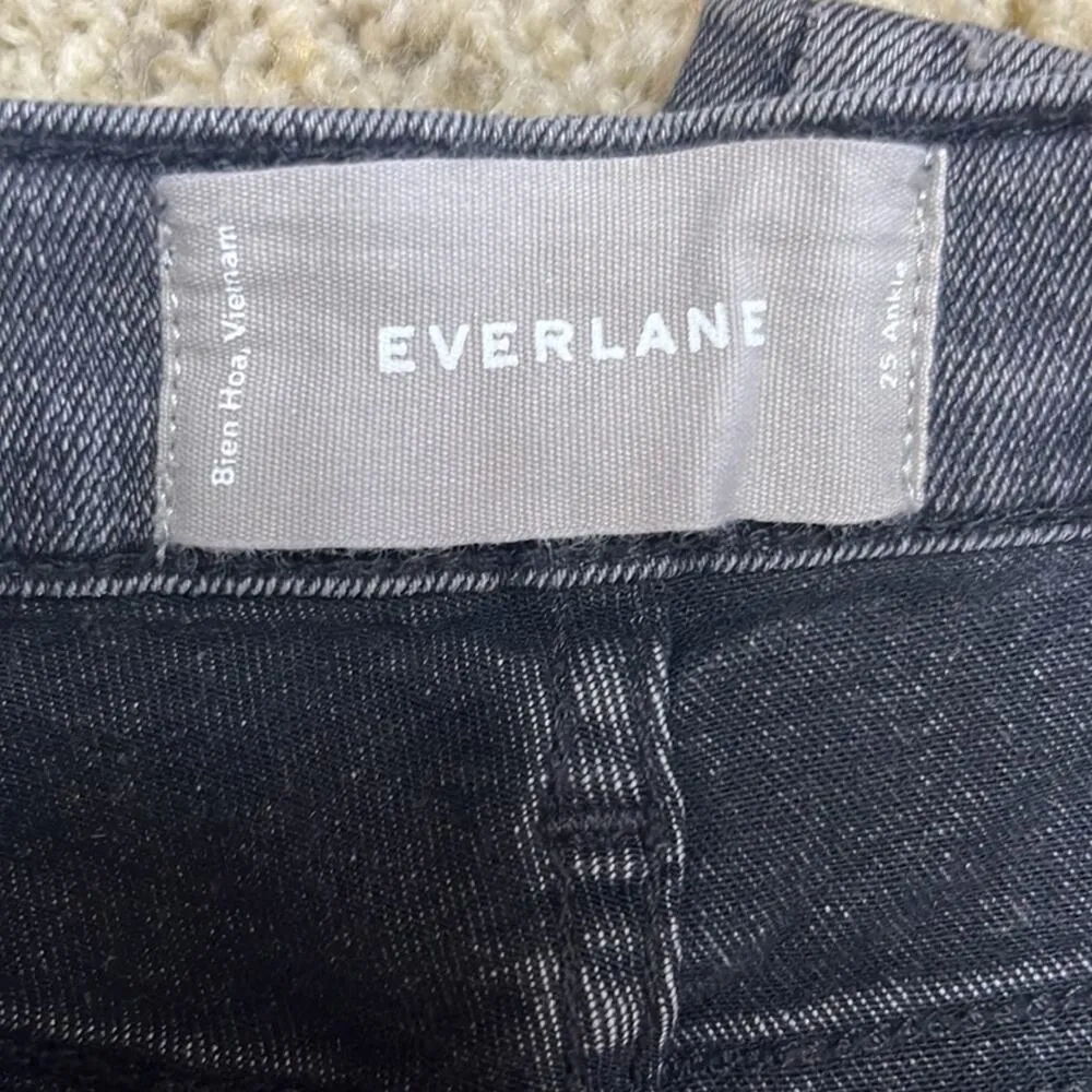 Everlane high rise skinny ankle jeans.  Size 25 - Image 2