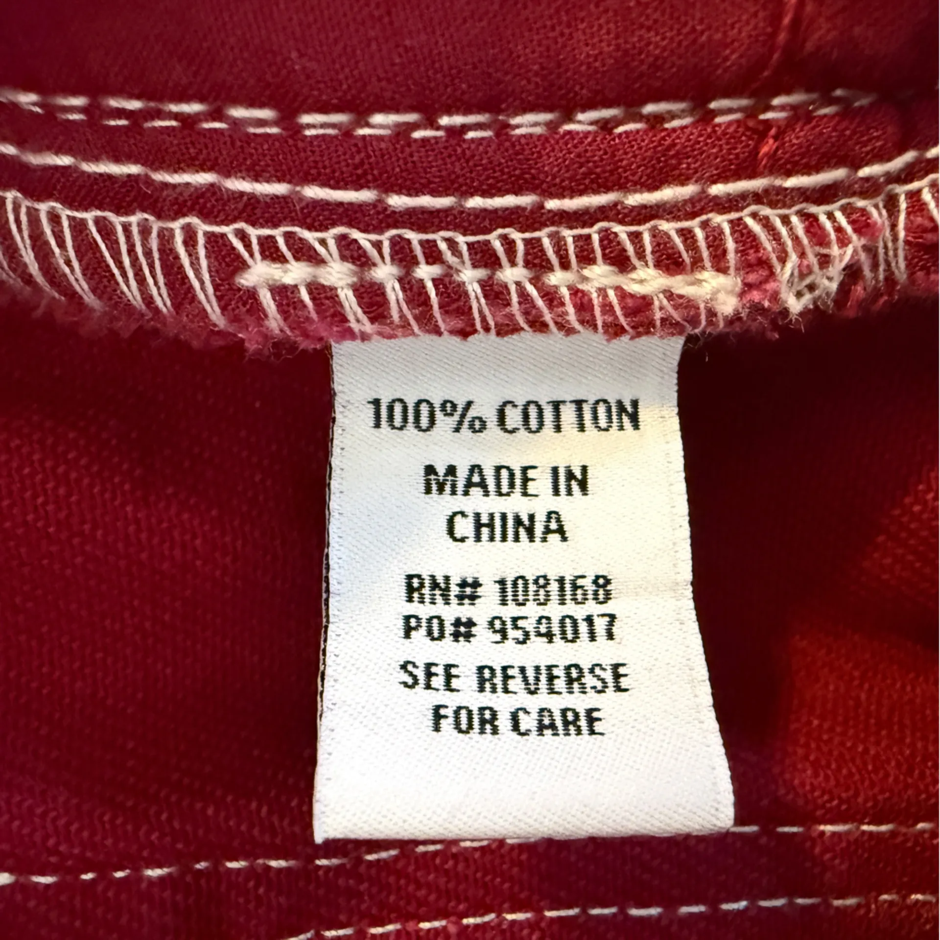 RSQ Women'sSize 26 Low Rise Wide Leg Cargo Jeans Garnet Baggy Y2K - Image 8