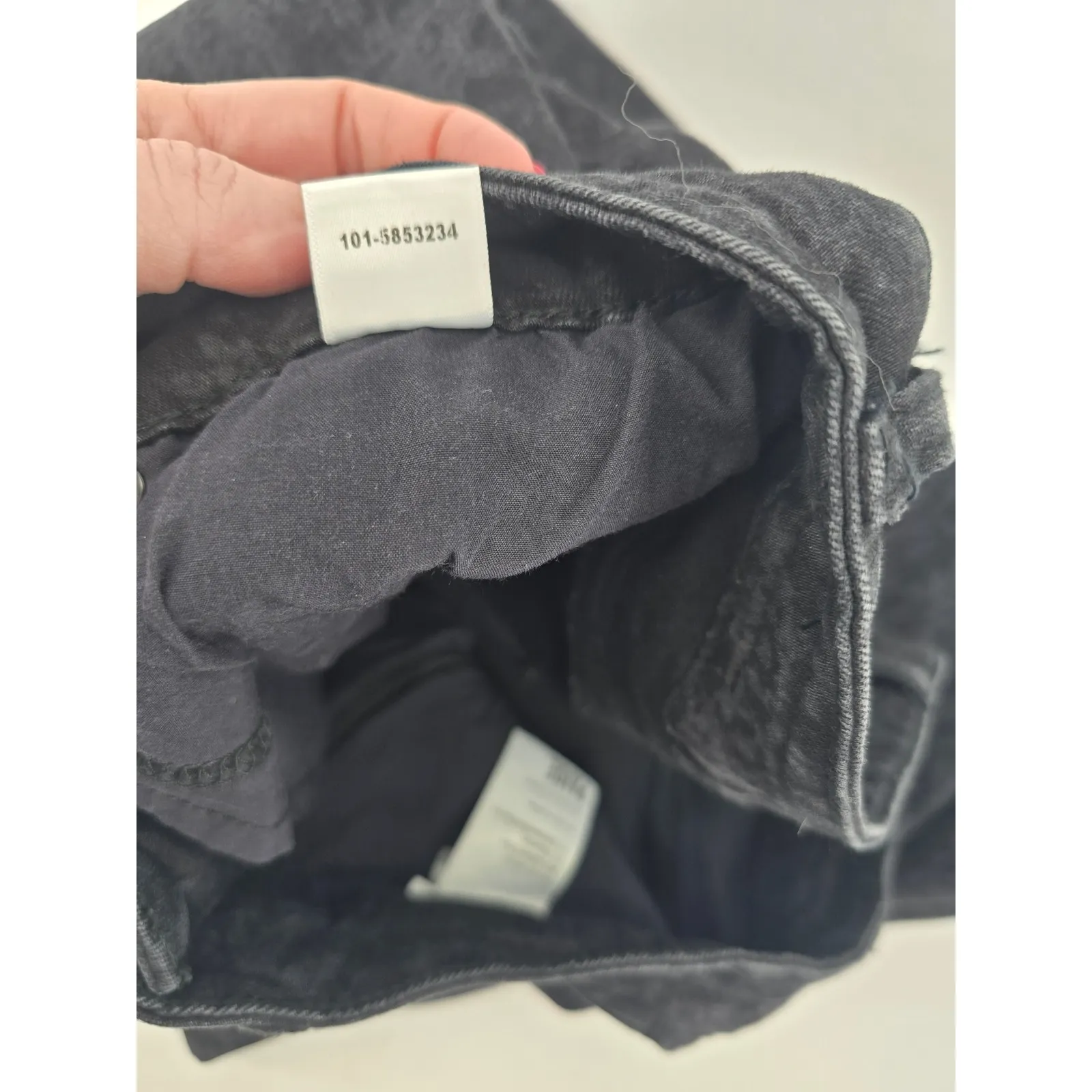 PAIGE Leenah Black Floral Print Flare Jeans Womens Size 31 - Image 6