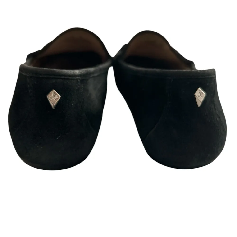 Sam Edelman Classic Black Suede Leather Horse Bit Loafers Womens US 7.5M - Image 3