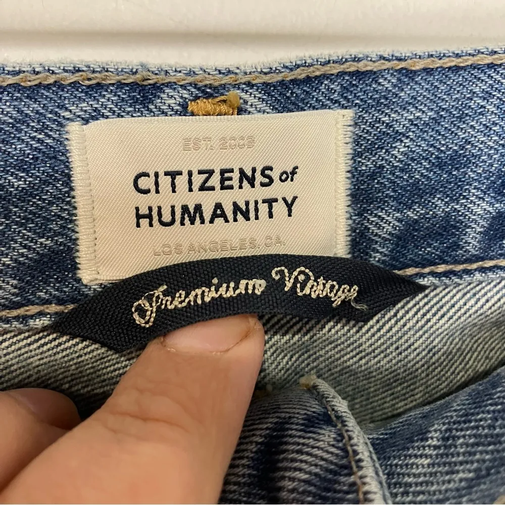 Citizens of Humanity Marlow high rise relaxed vintage denim shorts women size 33 - Image 6