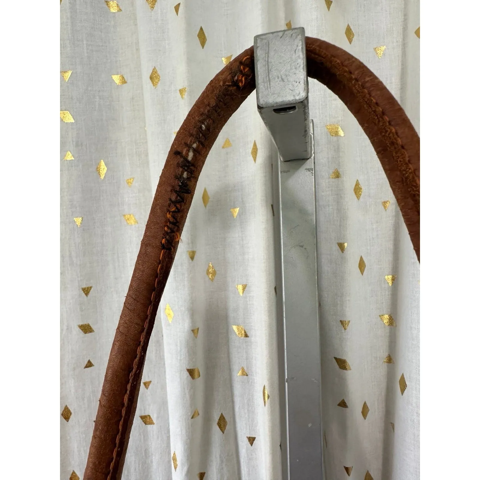 Hawaiian Inspired Genuine Leather Lauhala Rattan Like Weave Zipper Tote Bag - Image 9