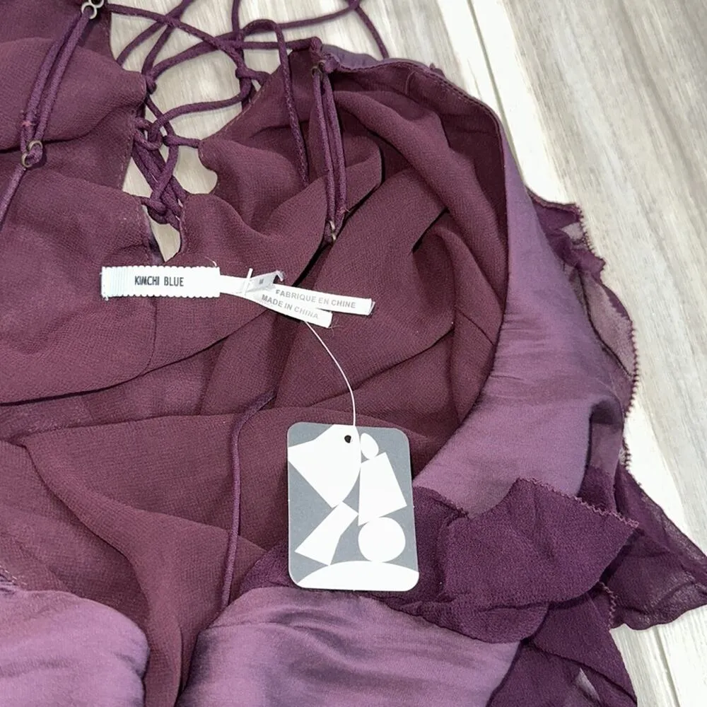 Urban Outfitters  kimchi blue lightweight ruffle mini dress size medium - Image 6