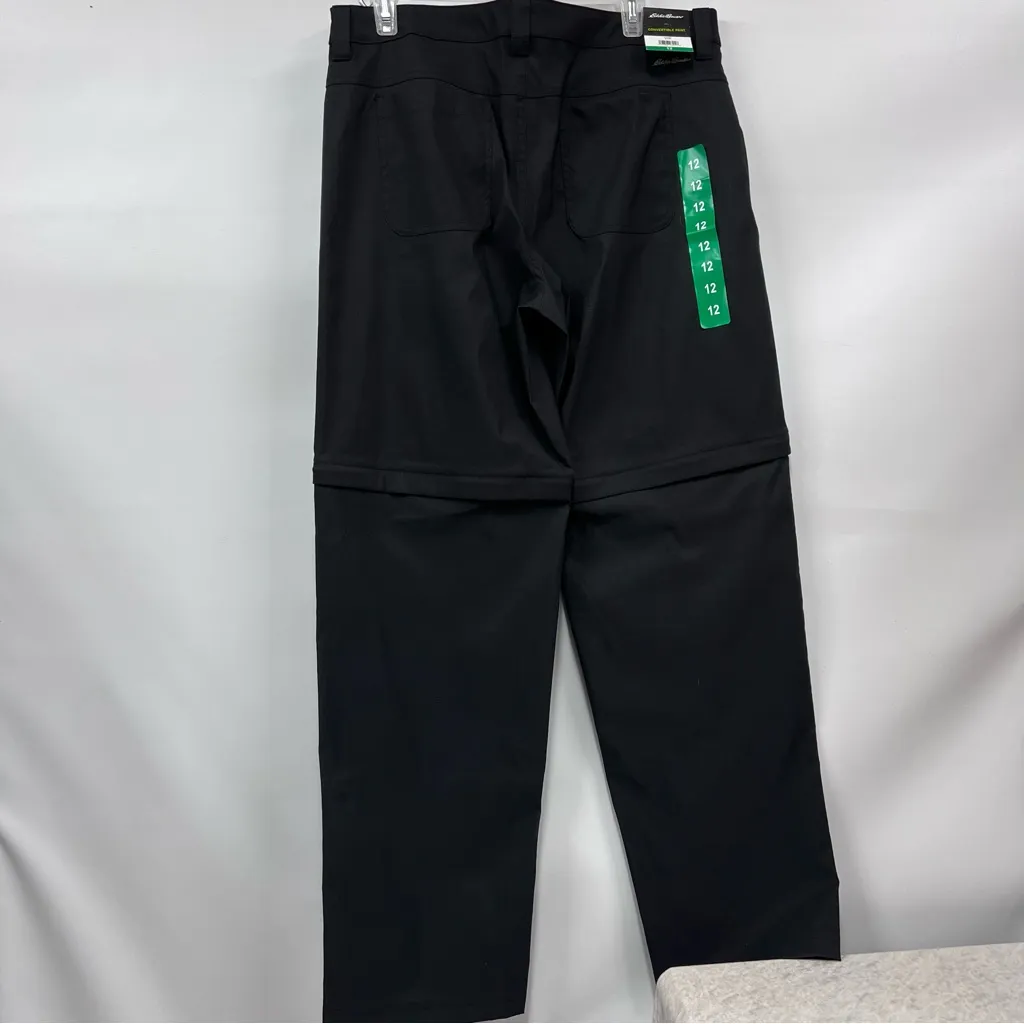 NWT Eddie Bauer women’s size 12 convertible Pants hiking camping nylon UPF 50+ - Image 13