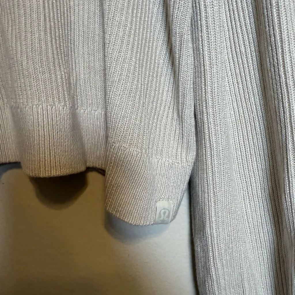 Lululemon Reversible Crossover Sweater White Opal‎ - Image 5