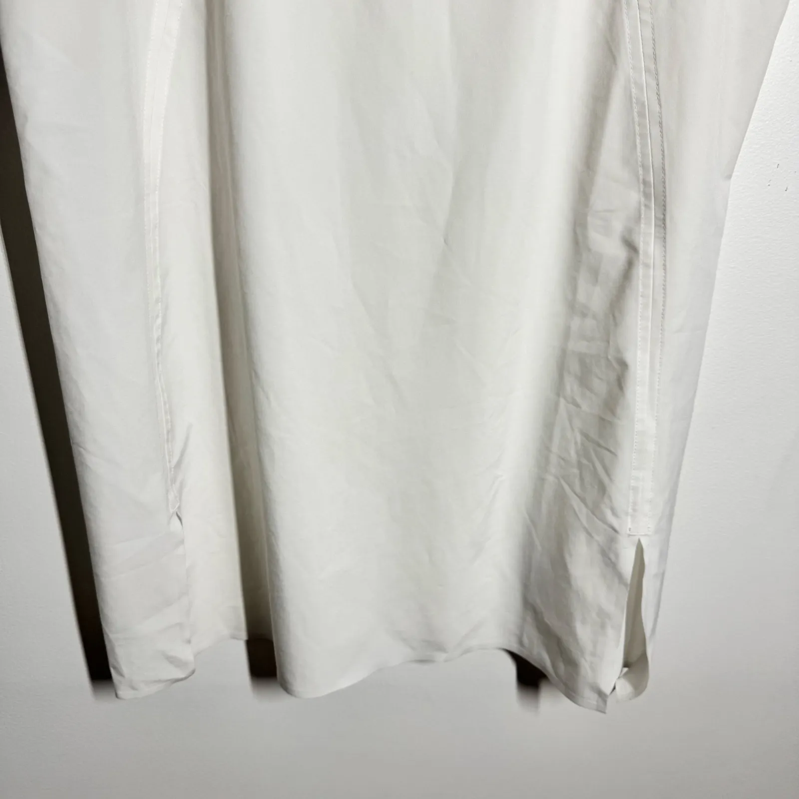 ATHLETA ZEPHYR REFINED TANK Women S WHITE Athleisure Yoga Minimal Gym Casual - Image 7