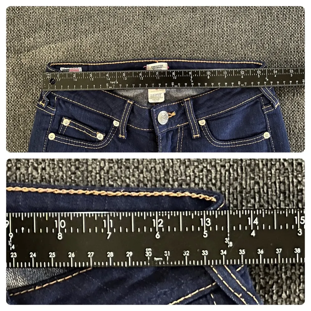 Halle Flag Embroidery Label Skinny Jean See Description Runs Small - Image 7