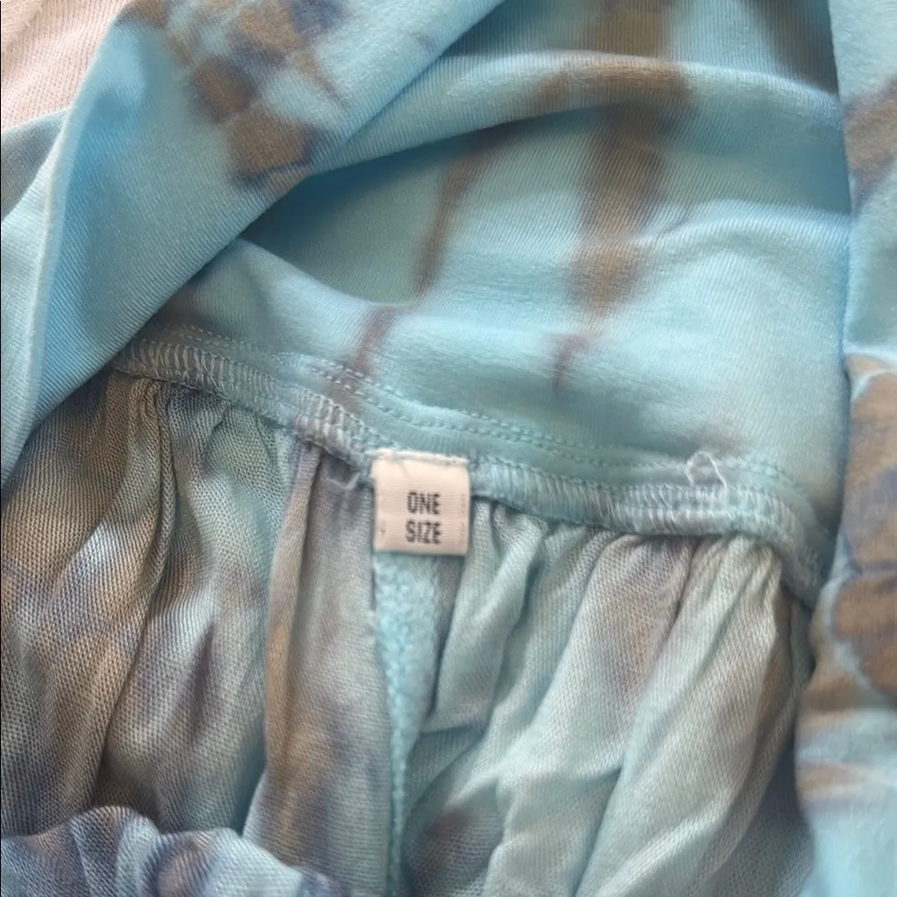 Blue Tiered wide legged pants Size undefined - Image 2