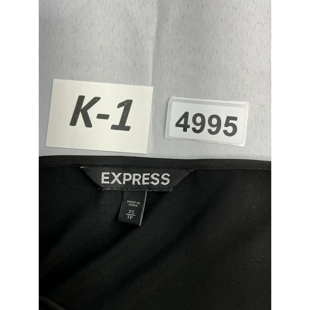 Womans Express Shift Dress XS Multicolor Lined Cap Sleeves - Image 3