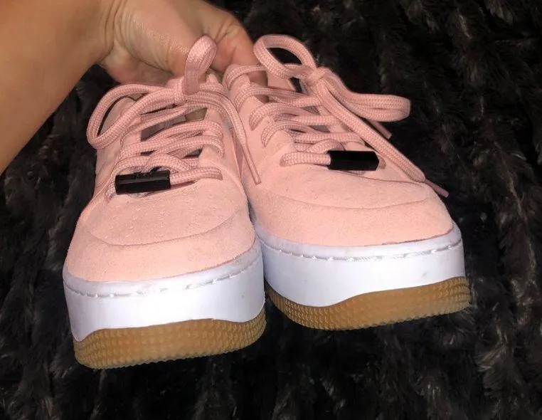 Nike Pink Air Force 1s - Image 2