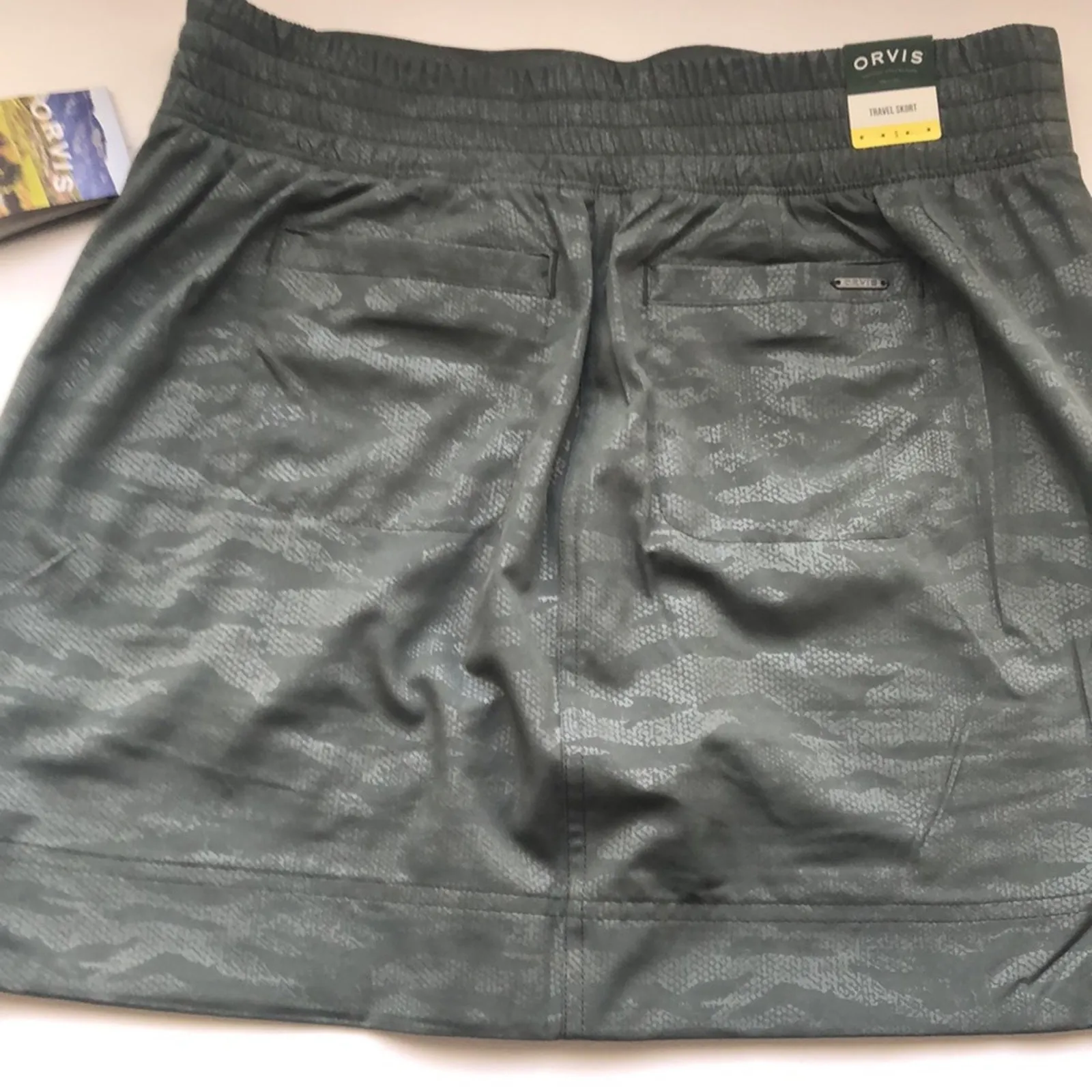 NWT Orvis Dark Green Travel Skort Size S - Image 7
