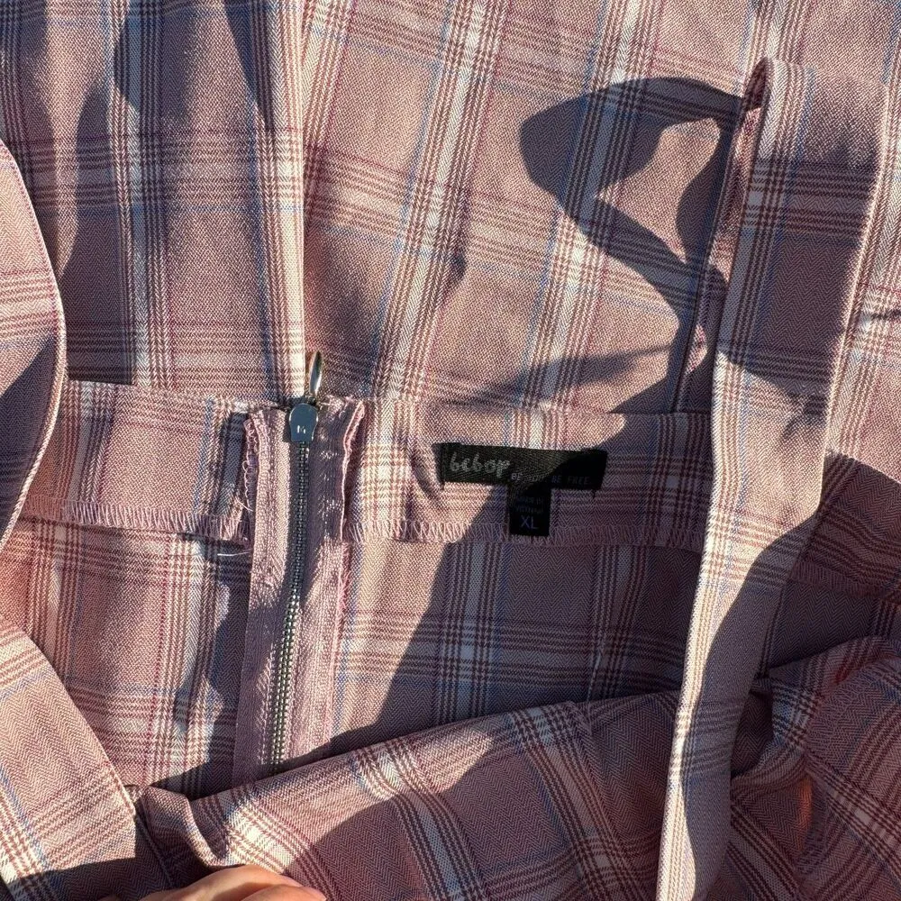 Pink Plaid Overalls Coveralls Farmcore - Image 3