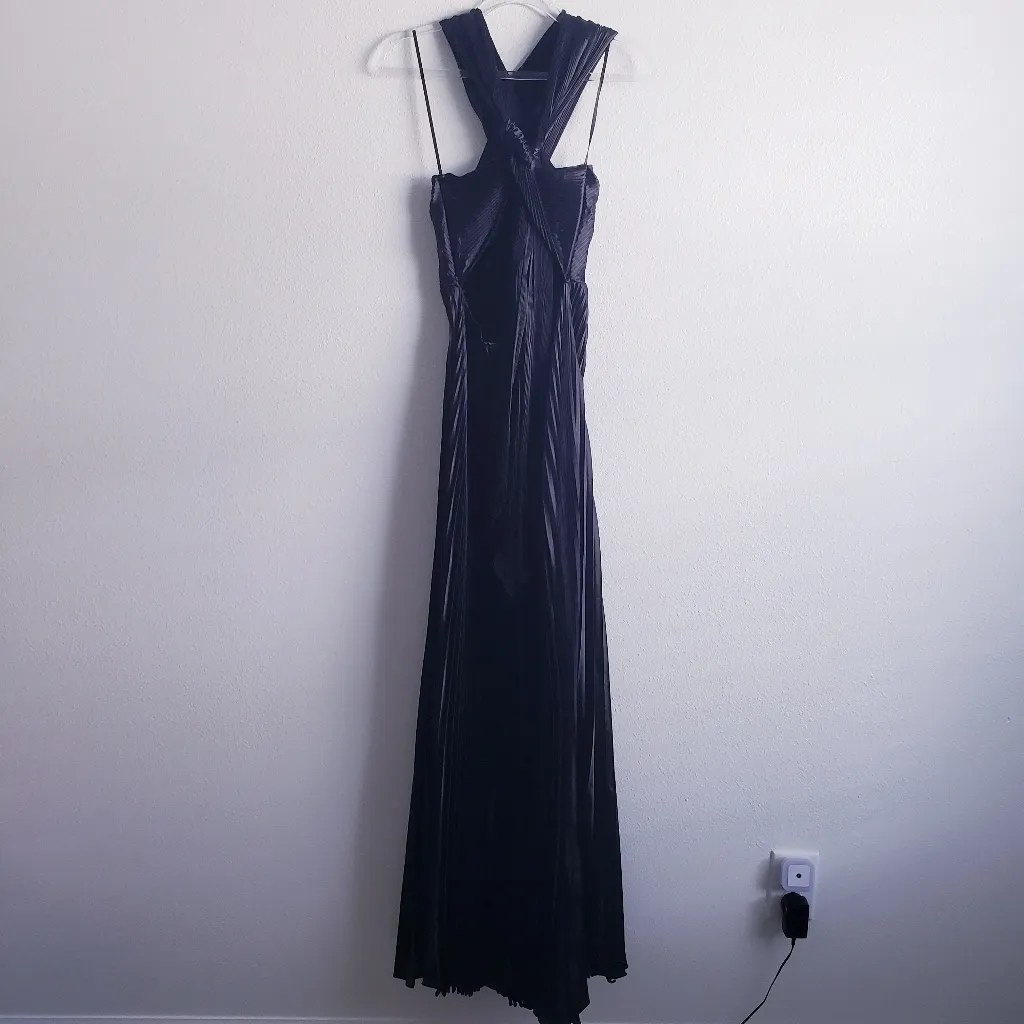 Sandra Pleated Maxi Dress Criss Cross New Without Tags - Image 8