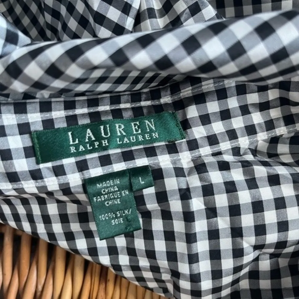 Lauren Ralph Lauren Gingham Puff Sleeve Blouse - Image 6