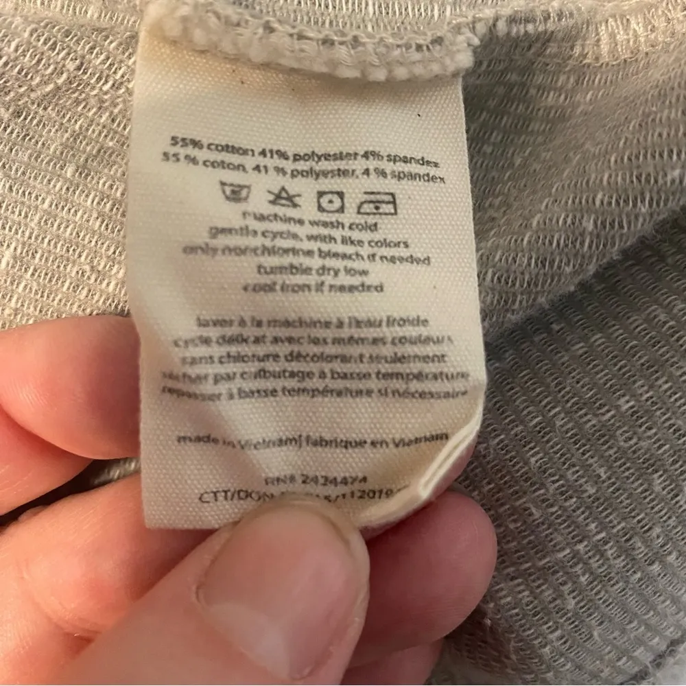 Donni Ribbed Long Line Open Front Casual Beige Cardigan with Pockets One Size Tan Size undefined - Image 4