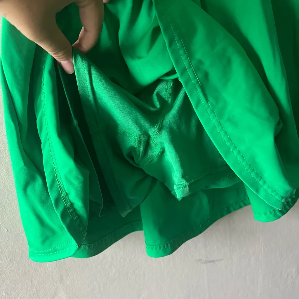 GB Green Active Seamed Bodice Pull-On Mini Tennis Dress Size Large - Image 4