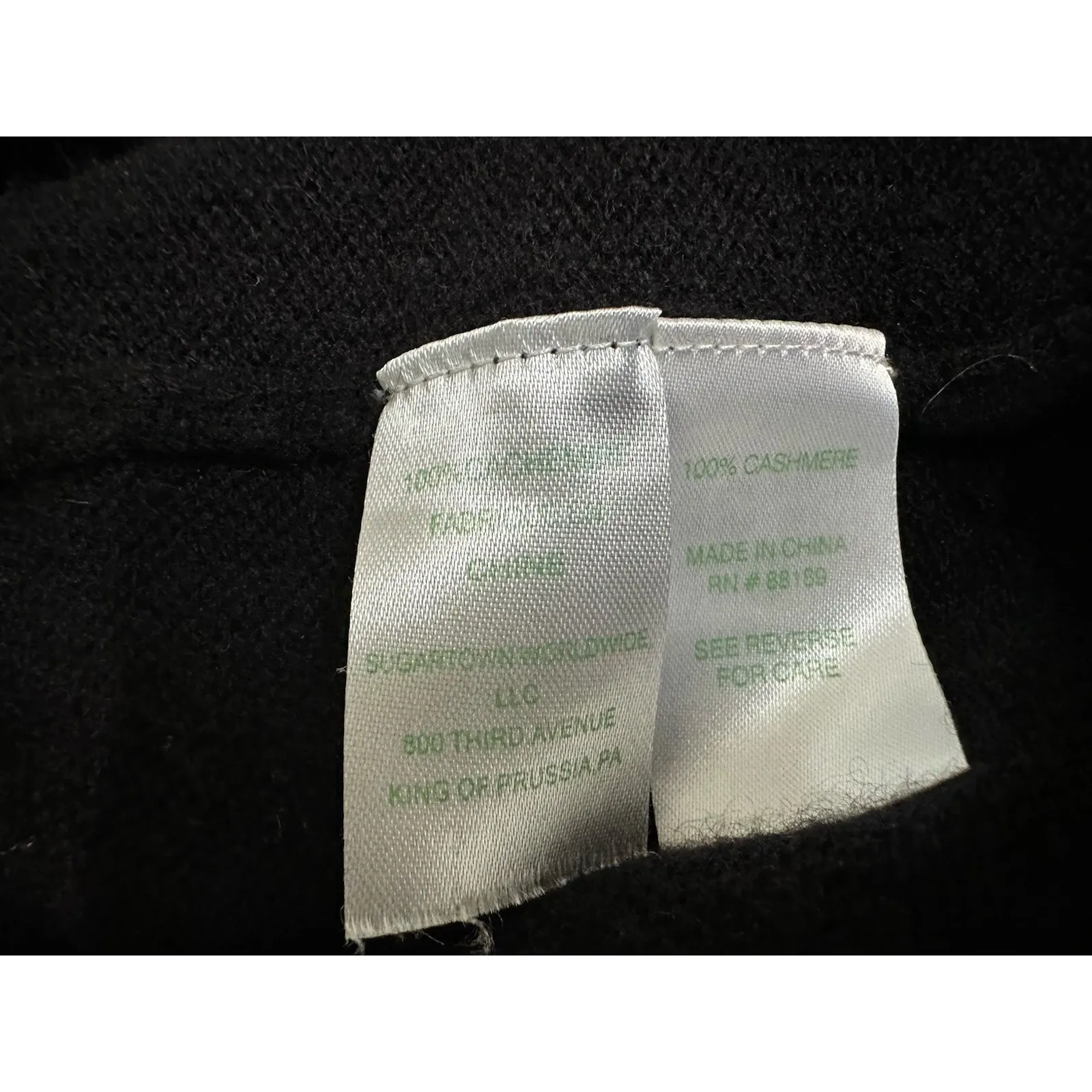 Lilly Pulitzer 100%Cashmere Wrap Sweater Black Size XS - Image 5