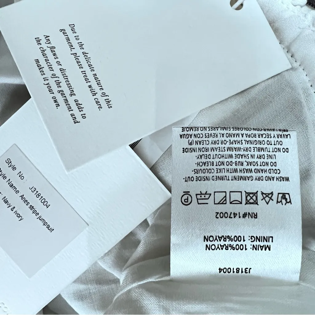 The Jetset Diaries stripes jumpsuit : Box 007: - Image 14