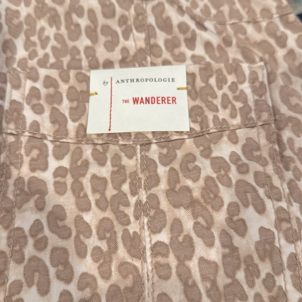 Anthropologie Cheetah Leopard Animal Print Wanderer Pants 26 - Image 7