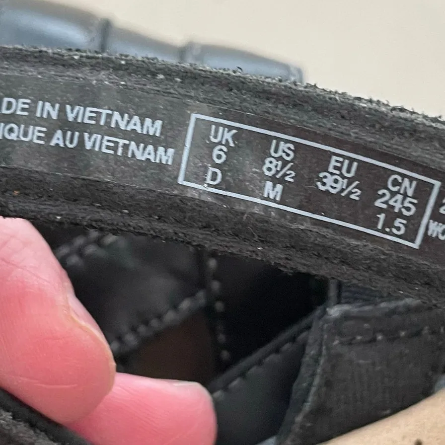 Clarks Elizabelle Sea Leather Fisherman Sandal 8.5 Slingback Woven Shoes - Image 3