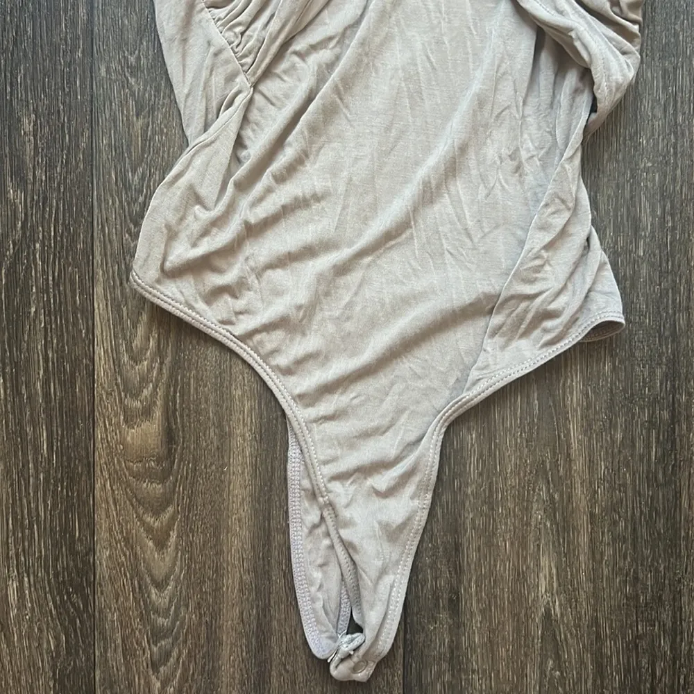 L’Academie Delphine Bodysuit in Taupe - Image 4