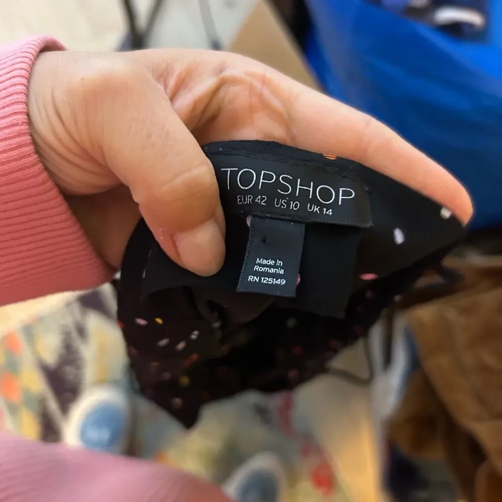 Topshop Rainbow Polka Dot Mini Slip Dress - Image 4